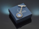 Circa 1930! Pretty Art Deco opal brooch with marcasite in silver