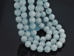 Aus unserer Werkstatt! Dreireihige Aquamarin Kette mit...