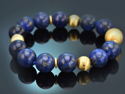 Aus unserer Werkstatt! Sch&ouml;nes Lapislazuli Armband...