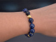 Aus unserer Werkstatt! Sch&ouml;nes Lapislazuli Armband aus vergoldetem Silber 925