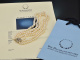 Frankreich um 1880 und 1960! Edle 3reihige Akoya Perlenkette mit 2,7 ct Diamanten Gold 750