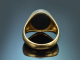 Um 1960! Sch&ouml;ner Herren Siegel Ring mit Wappengravur aus Gold 585
