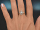 Um 1915! Feiner Art Deco Altschliffdiamant Ring aus Gold 585 und Platin