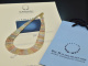 Cleopatra Style! Italienische Vintage Kette in Tricolor Optik aus vergoldetem Silber 925