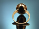 USA um 1930! Dekorativer Ring mit Onyx aus Gold