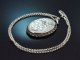 Birmingham 1975! Sch&ouml;ner gro&szlig;er Medaillon Anh&auml;nger mit Kette aus Sterling Silber