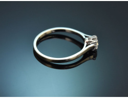 Um 1955! Zeitloser Solit&auml;r Brillant Ring ca. 0,4 ct...