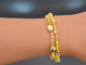 Lemon Sorbet! Fancy Armband mit Citrin Calcit Achat und Silber 925 vergoldet