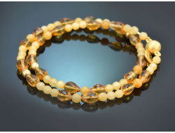 Golden Glow! Fancy Armband mit Citrin und Calcit Silber...