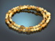Golden Glow! Fancy Armband mit Citrin und Calcit Silber 925 vergoldet