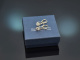 Um 1910! Feinste Belle Epoque Diamant Ohrringe aus Gold 585 und Platin