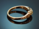 S&uuml;ddeutsch um 1900! H&uuml;bscher Ring mit 0,4 ct Altschliff Diamant aus Gold 585