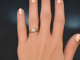 S&uuml;ddeutsch um 1900! H&uuml;bscher Ring mit 0,4 ct Altschliff Diamant aus Gold 585