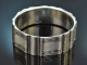 Circa 1930! Beautiful bangle with a guilloch&eacute; pattern made from 835 silver
