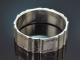 Circa 1930! Beautiful bangle with a guilloch&eacute; pattern made from 835 silver