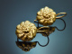 Circa 1930! Pretty traditional-style earrings made from 800 gold-plated silver