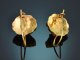 Circa 1930! Pretty traditional-style earrings made from 800 gold-plated silver