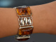 Fischland um 1950! H&uuml;bsches Polybern-Bernstein Armband aus Silber 835