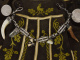 M&uuml;nchen um 1900! Sch&ouml;nes Charivari mit sieben Anh&auml;ngern Silber 800