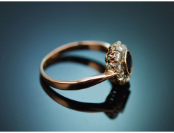 Hamburg um 1910! Historischer Saphir Ring mit...