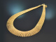 Italien um 1965! Sch&ouml;ne Cleopatra Style Kette aus vergoldetem Silber 925
