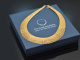 Italien um 1965! Sch&ouml;ne Cleopatra Style Kette aus vergoldetem Silber 925
