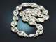 Italien um 1990! Sch&ouml;ne Statement Schiffsanker Kette aus Silber 925