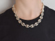 Italien um 1990! Sch&ouml;ne Statement Schiffsanker Kette aus Silber 925