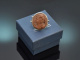 Italy circa 1880! Large silver lava cameo ring