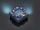 Deep Blue! Fancy bracelet made from sapphire lapis lazuli iolite and gold-plated 925 silver