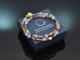 Morning Sky! Armband Turmalin Chalcedon Mondstein Tansanit Granat Silber 925 vergoldet