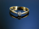 Ring Gold 585 Altschliffdiamant 0,1 ct um 1910