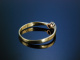 Ring Gold 585 Altschliffdiamant 0,1 ct um 1910