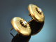 Circa 1890! Vintage earrings featuring diamond roses in 585 gold