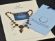 Austria circa 1880! Beautiful garnet necklace made of gold-plated tombac