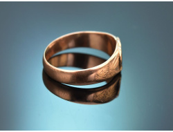 Circa 1890! Antique monogram ring &lsquo;WR&rsquo; in 585...