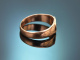 Circa 1890! Antique monogram ring &lsquo;WR&rsquo; in 585 red gold