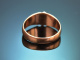 Circa 1890! Antique monogram ring &lsquo;WR&rsquo; in 585 red gold