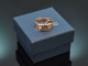 Circa 1890! Antique monogram ring &lsquo;WR&rsquo; in 585 red gold