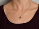 Sunny Yellow! Feiner Goldberyll-Diamant Anh&auml;nger mit Kette aus Gold 585
