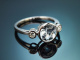 Edler Aquamarin-Diamant Ring aus Wei&szlig;gold 585