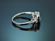 Edler Aquamarin-Diamant Ring aus Wei&szlig;gold 585