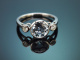 Edler Aquamarin-Diamant Ring aus Wei&szlig;gold 585