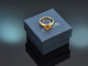Schlichter Design Ring mit feinem Citrin aus Gold 750