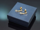 Klassische Diamant Ohrringe in Tropfenform aus Gold 750