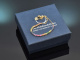 Happy Rainbow! Colourful gemstone bracelet in 750 gold with ruby sapphire peridot