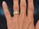 Um 1890! Liebes Ring "Liebe Treue" aus Gold 560