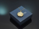 Um 1900! H&uuml;bscher Medaillon Anh&auml;nger mit Kette aus Gold 333