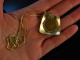Münzanhänger mit Kette Goldmünze Kennedy 1963 Gelbgold 900 und 585