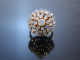 Traumhafter Vintage Ring! Cluster Ring Opal Gold 585 USA um 1960